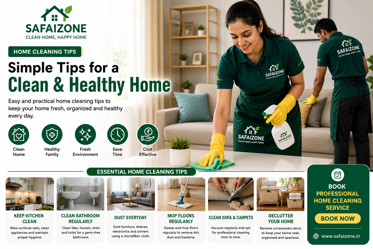 Deep home cleaning tips