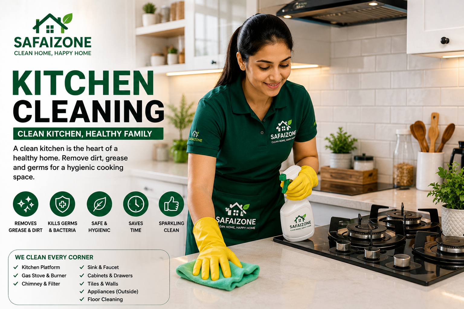 Kitchen cleaning tips