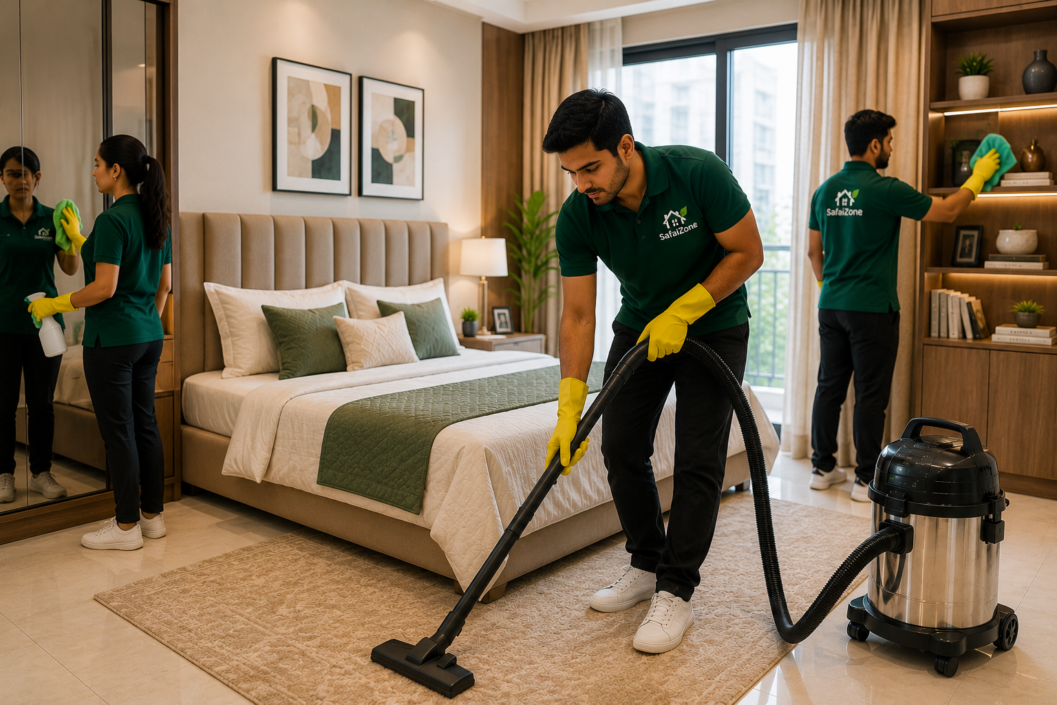 Professional bedroom cleaning service
