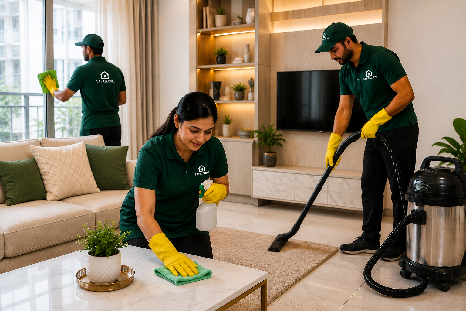 Professional home cleaning service by SafaiZone